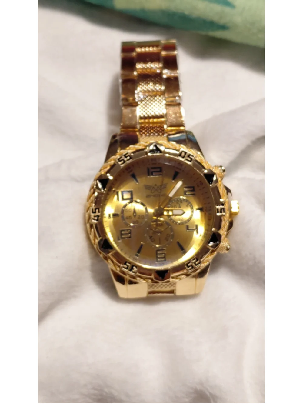 Men's Zhowe Gold Tone Analog Watch One Size